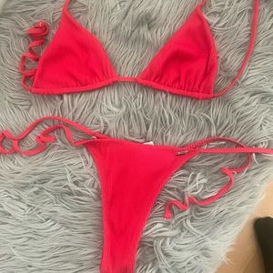 Red bikini